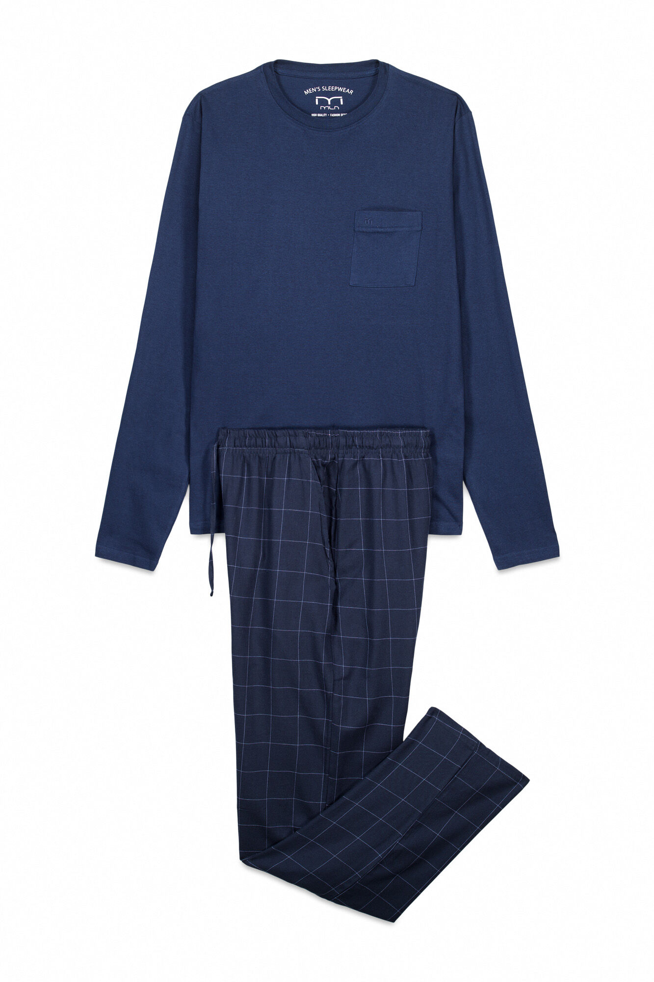 Milano Pijama larga Navy