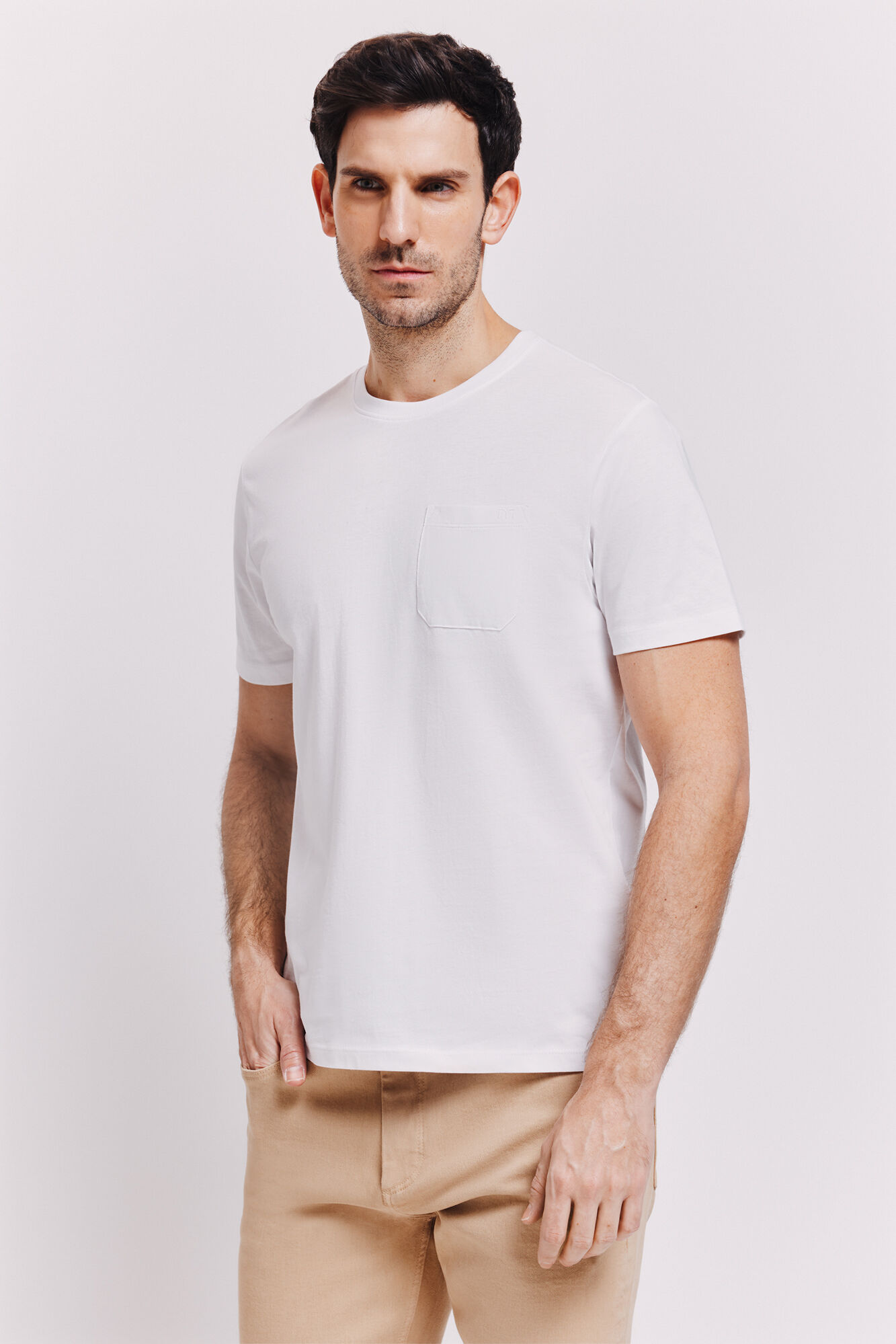 Milano Playera b&aacute;sica con bolsillo