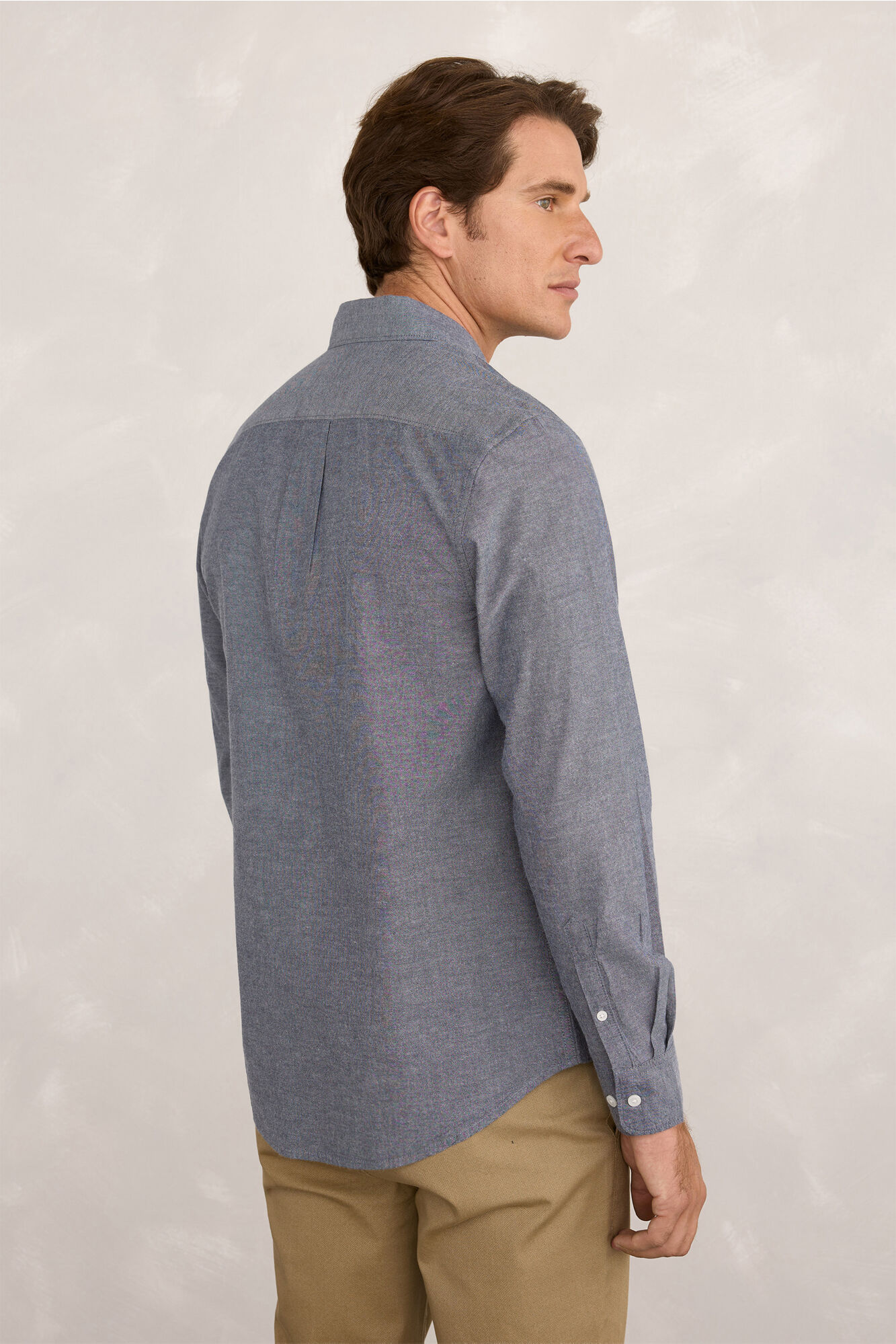 Milano Camisa deportiva con estampado Oxford Navy