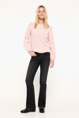 Fifty Outlet Pantalón denim flare Negro