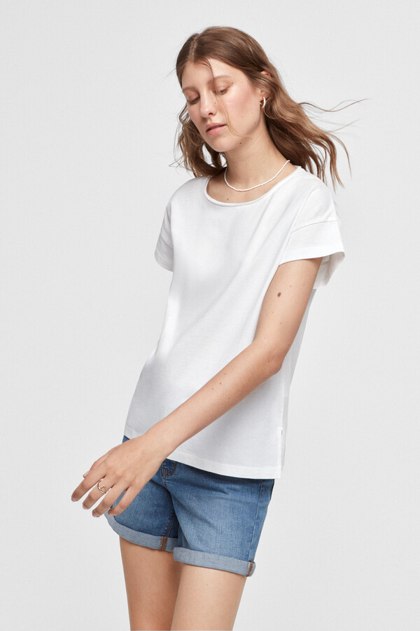 Fifty Outlet Camiseta básica Blanco