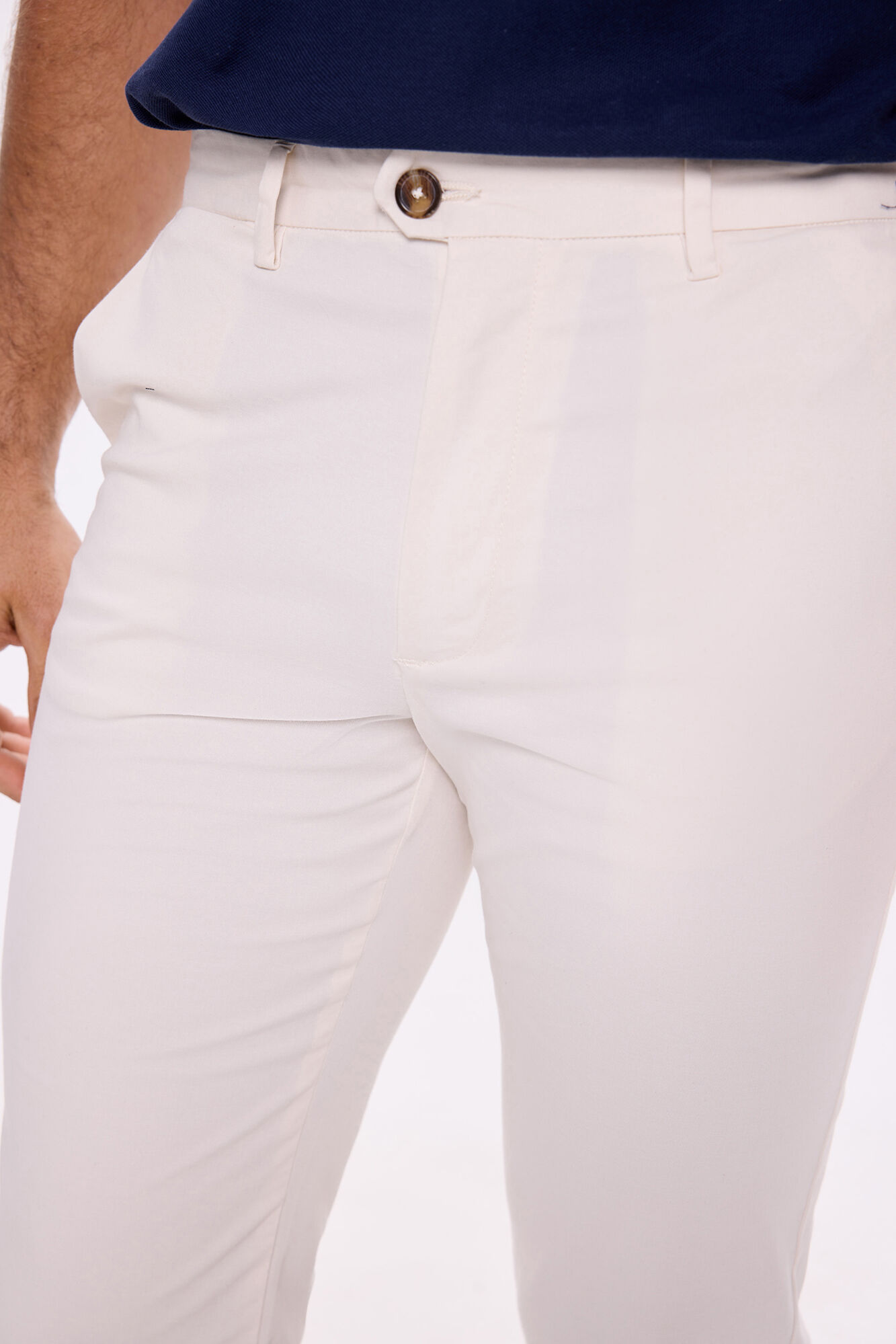 Milano Vestido chinos liso Beige