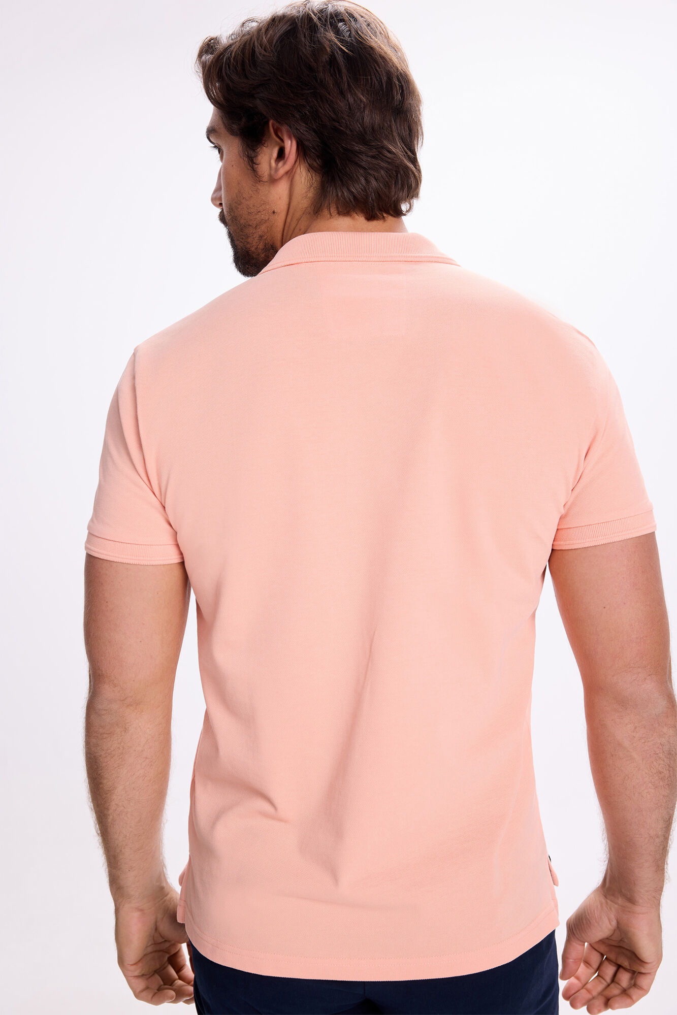 Milano Polo b&aacute;sico de piqu&eacute; Coral