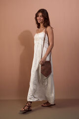 Slowlove Vestido lencero satinado Multicolor