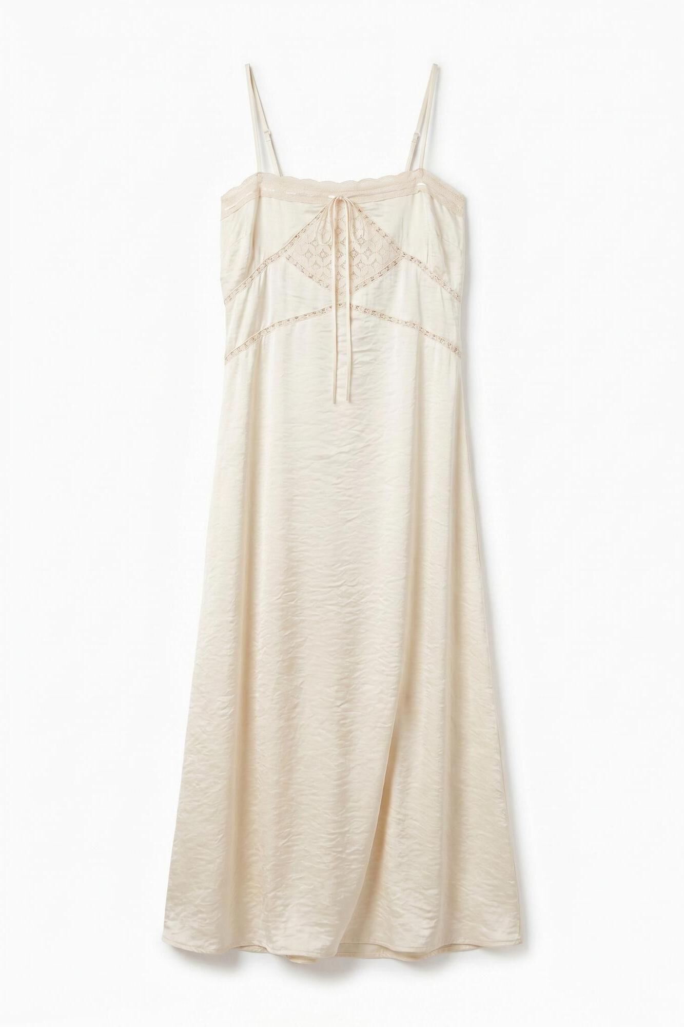 Slowlove Vestido lencero satinado Multicolor