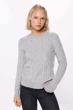 Springfield Suéter estructura ochos gris