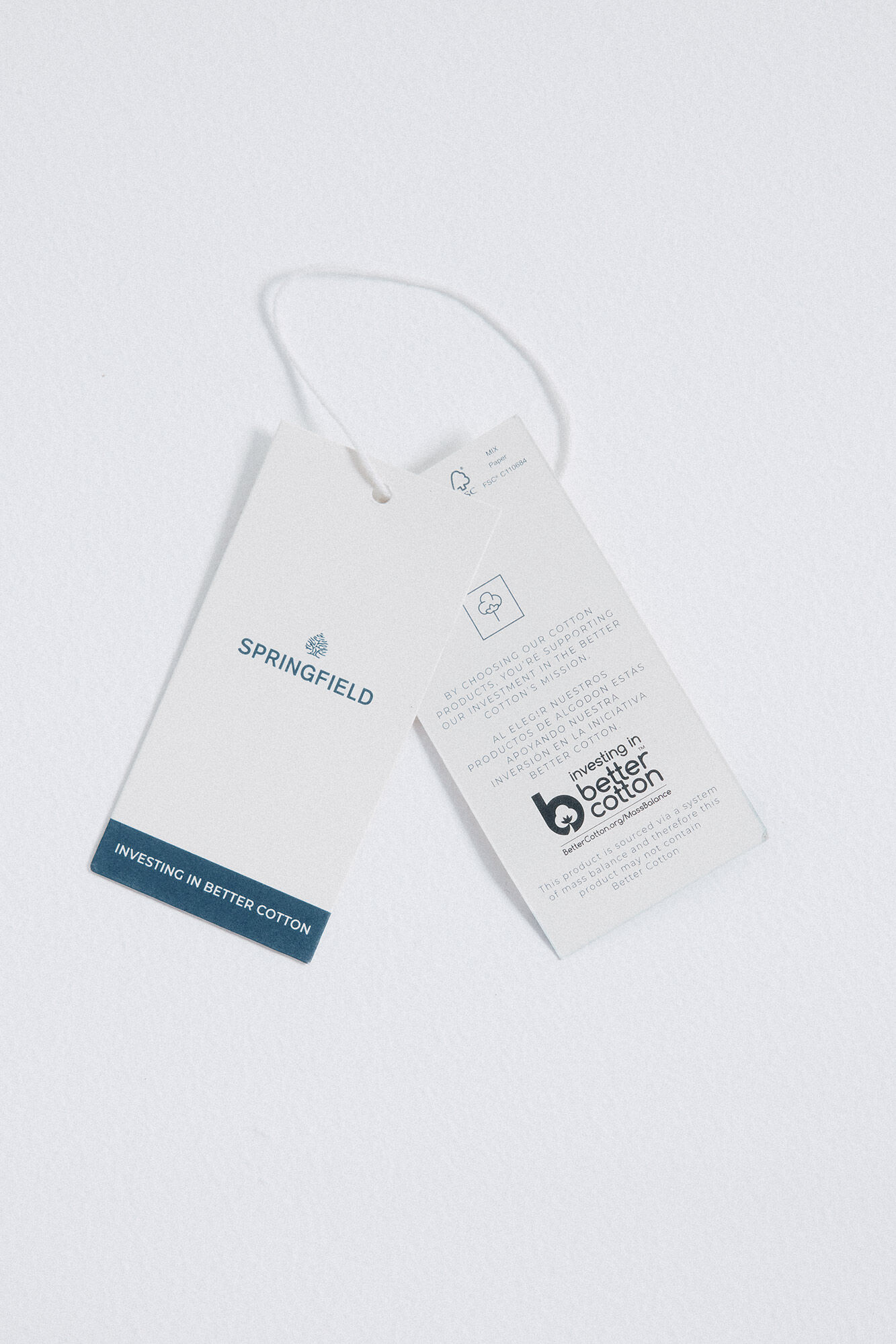 Springfield Camisa oversized bordado osito natural