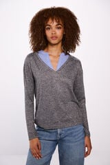 Springfield Playera combinada tacto suave gris