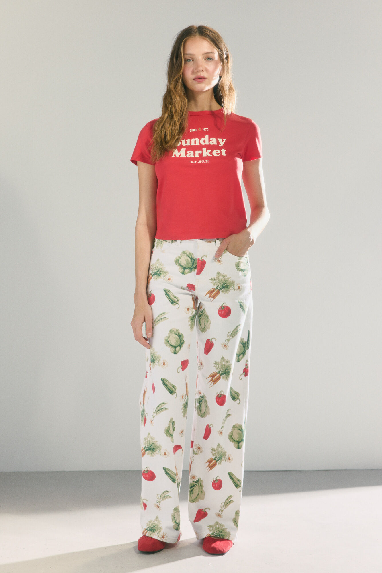 High Spirits Camisa Rouge rojo