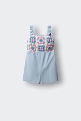 Springfield Kids Overol corto de crochet para ni&ntilde;a morado/lila