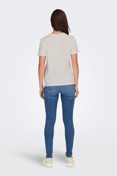Springfield Playera de manga corta y cuello redondo natural