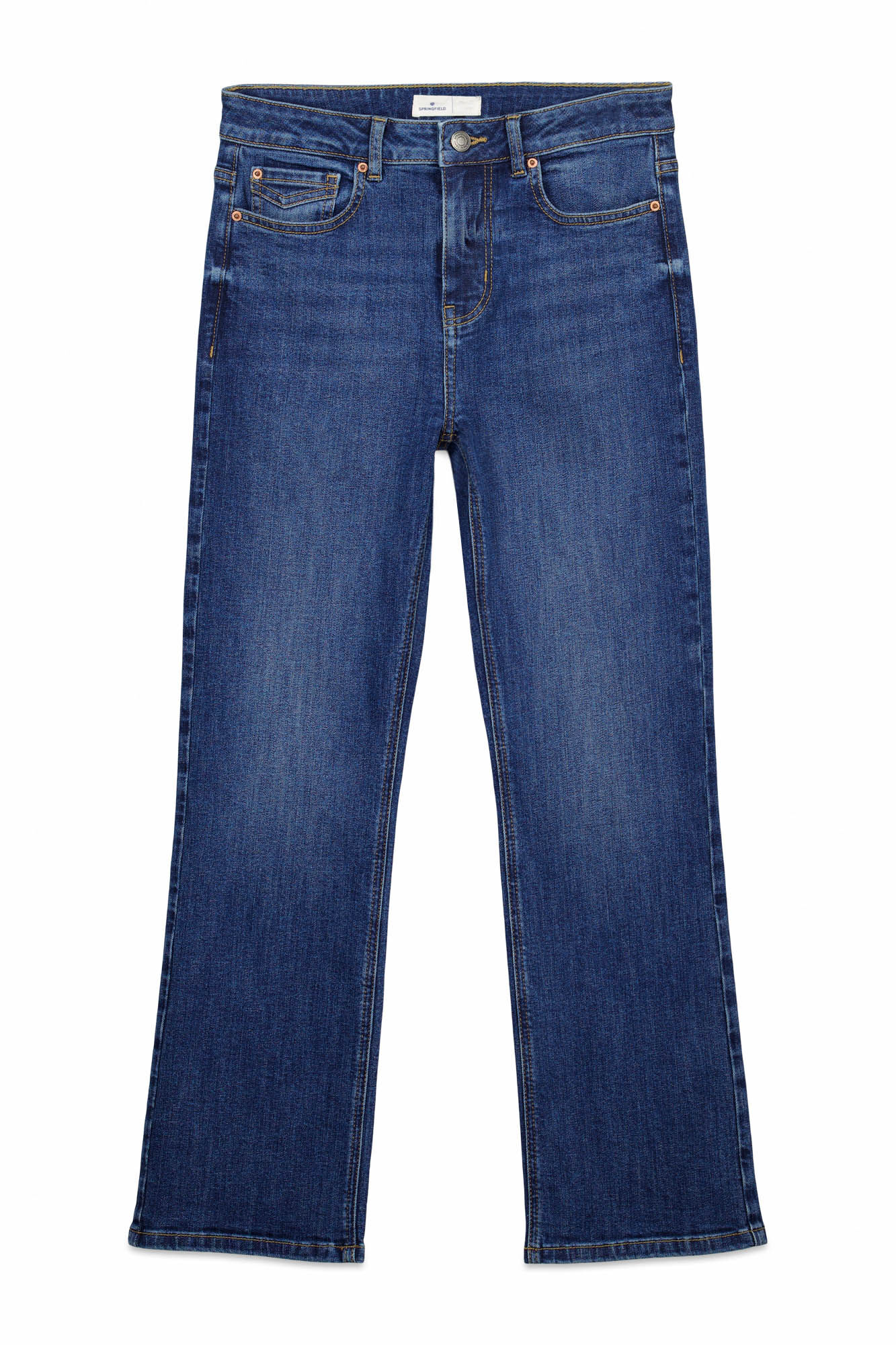 Springfield Jeans acampanados azul