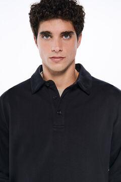 Springfield Sudadera polo interlock negro