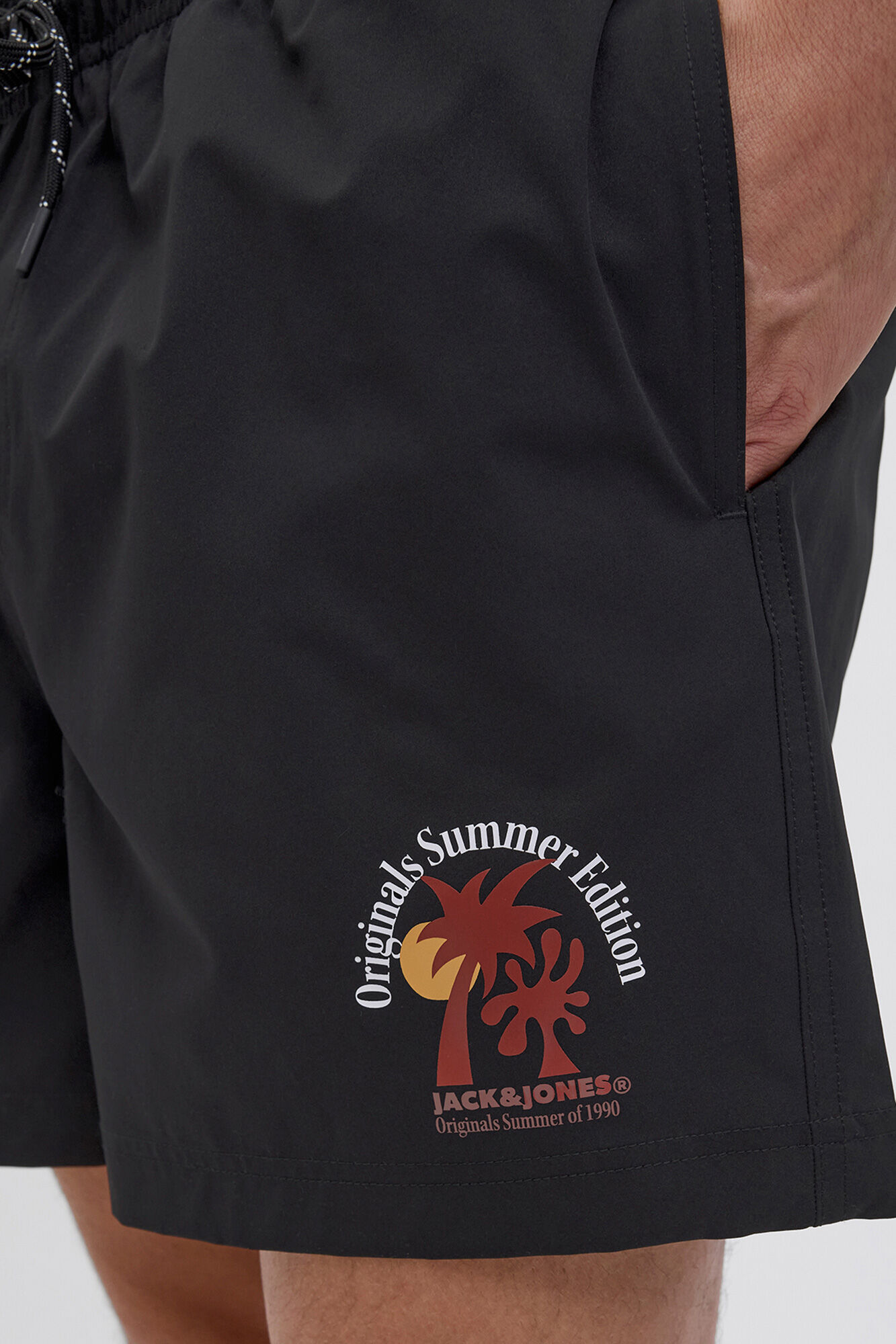 Jack & Jones Traje de ba&ntilde;o con detalle de logo negro