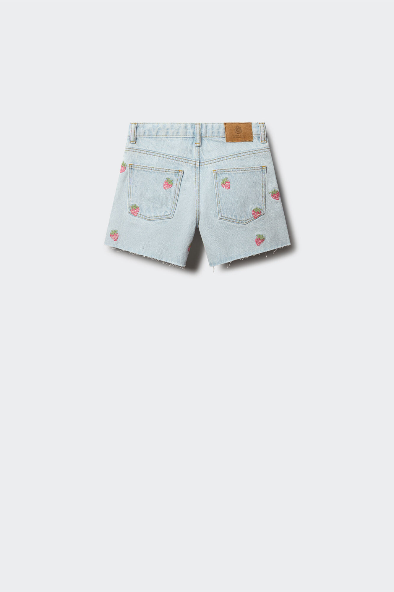 Springfield Kids Short de mezclilla fresas ni&ntilde;a azul indigo