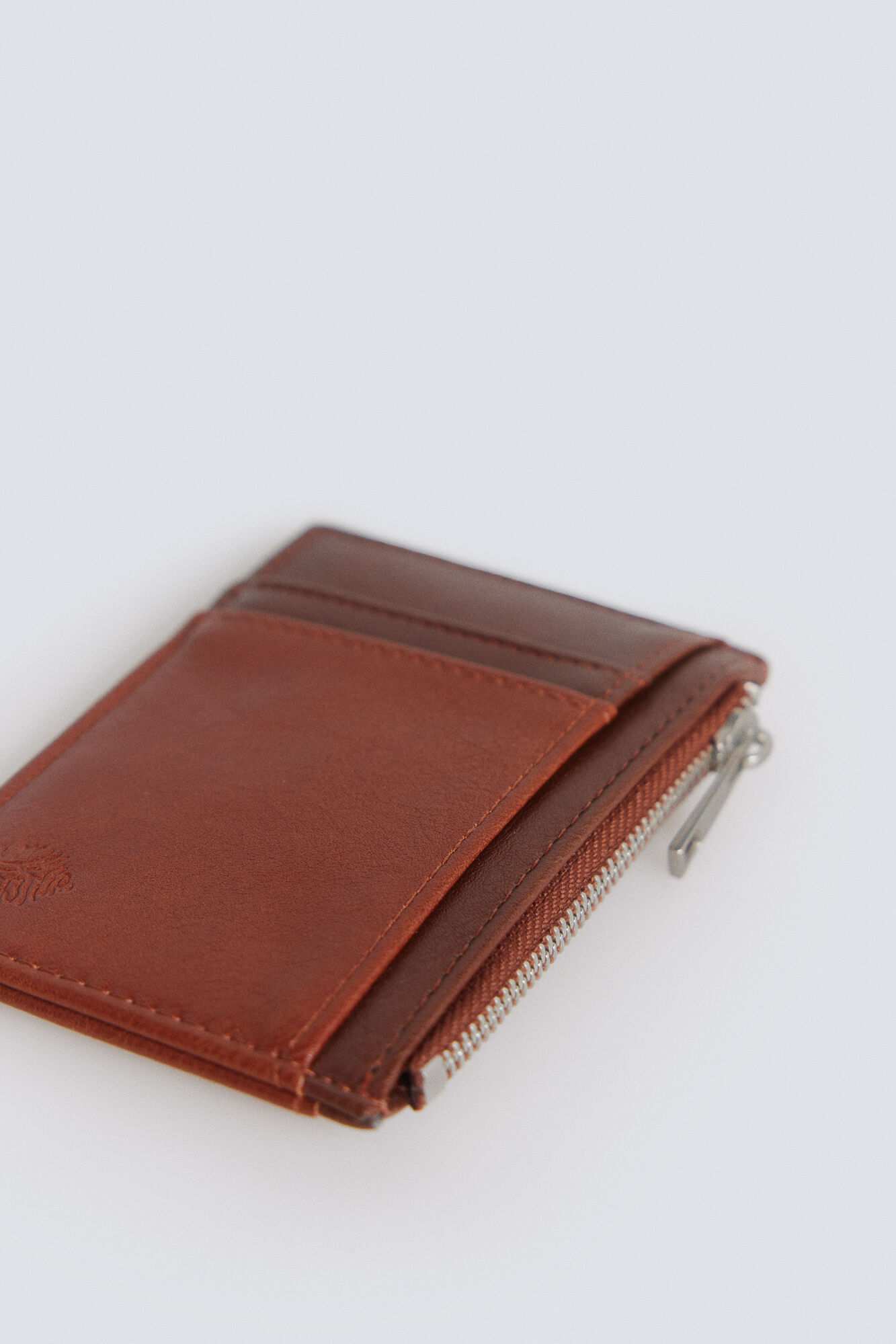 Springfield Monedero tarjetero de efecto piel bicolor