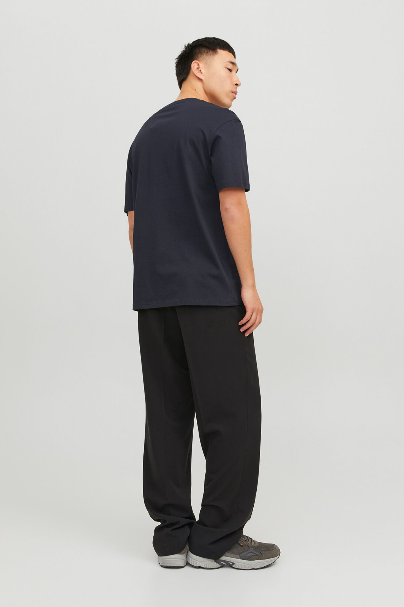 Jack & Jones Playera relaxed de manga corta marino