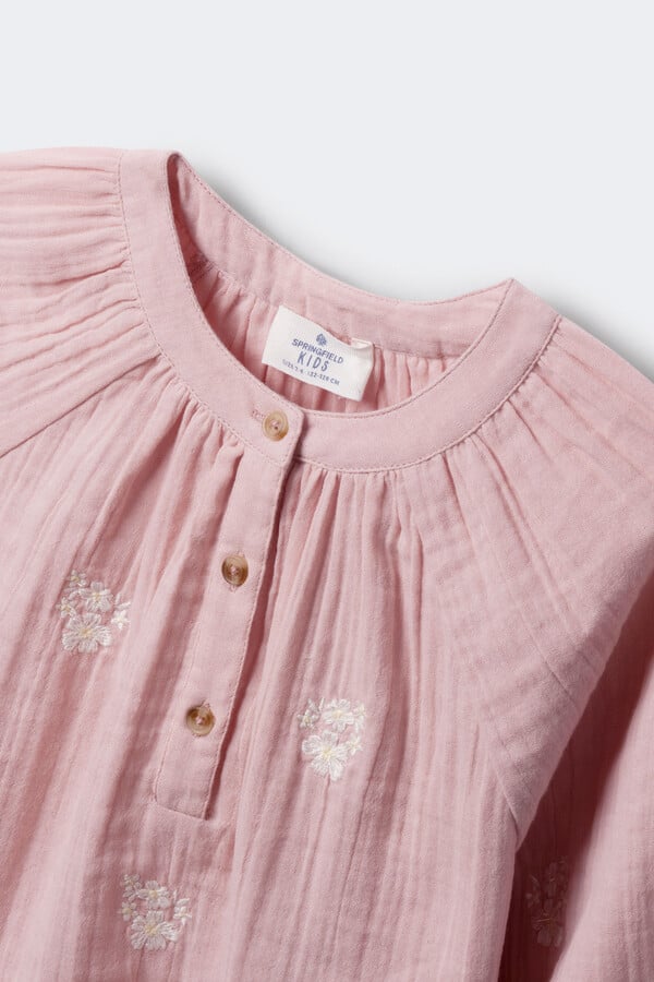 Springfield Kids Blusa manga larga niña rosa