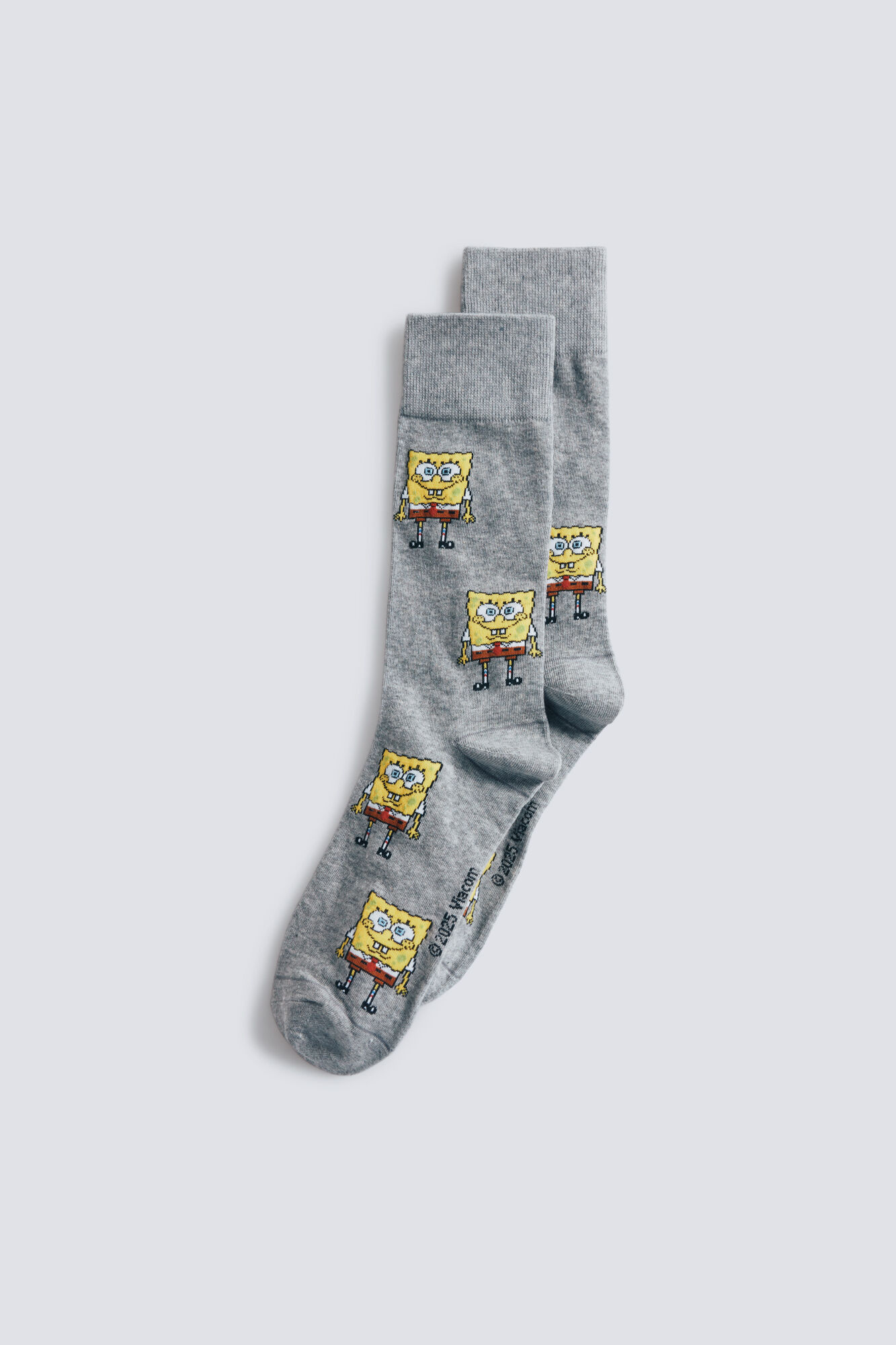 Springfield Calcet&iacute;n Bob Esponja gris