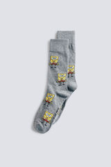 Springfield Calcetín Bob Esponja gris