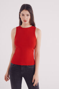 Springfield Playera tirantes nadadora naranja