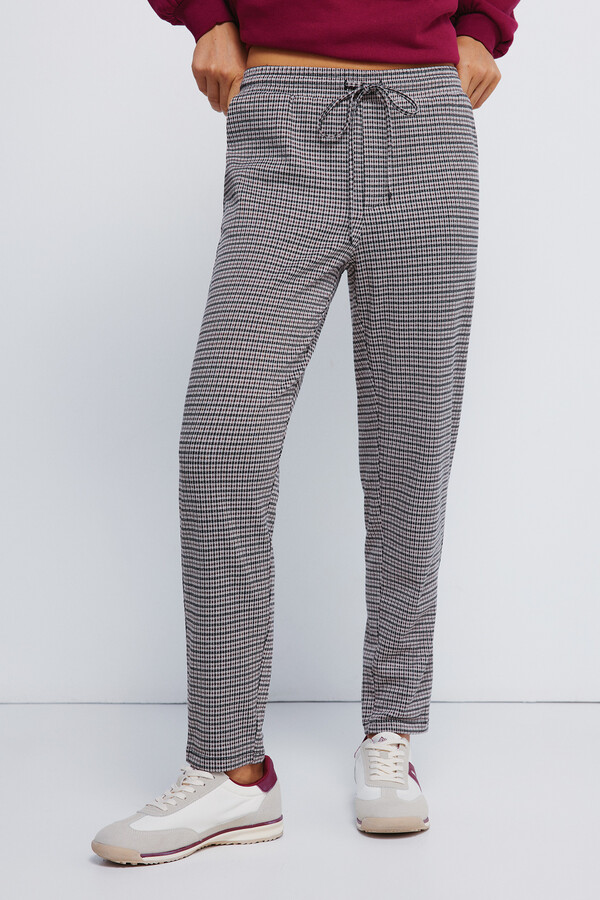 Springfield Pantalones jogger púrpura
