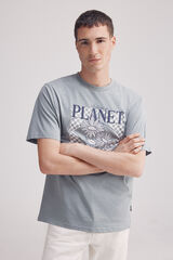 Springfield Playera planet vives azul