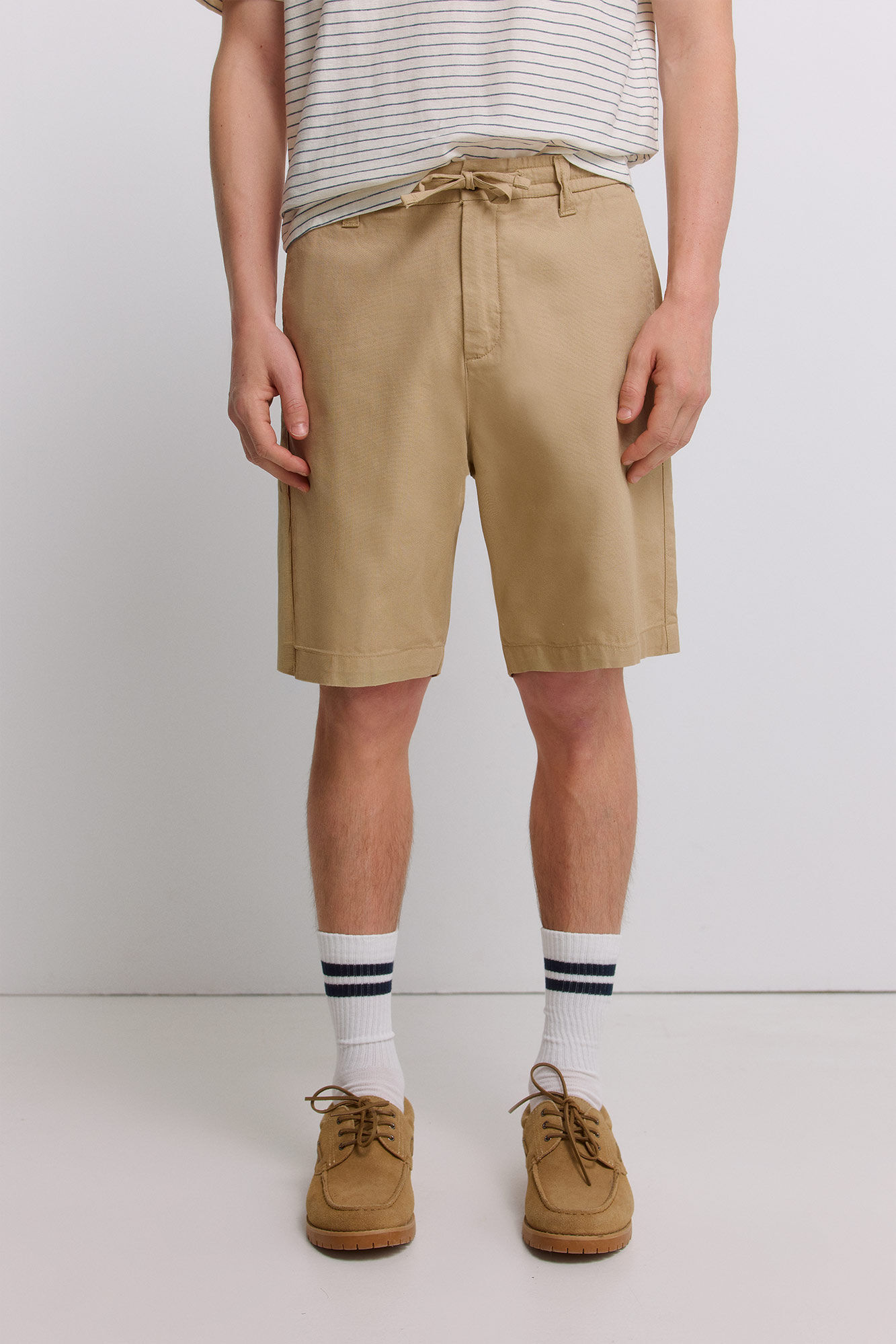 Springfield Bermudas ligera relaxed fit beige