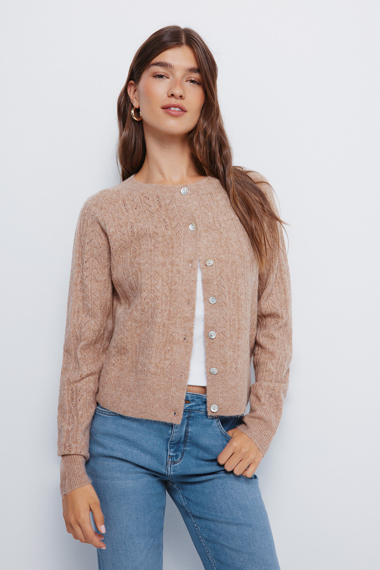 Springfield C&aacute;rdigan pointelle