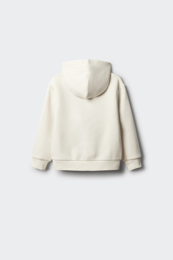 Springfield Kids Sudadera cremallera niña blanco