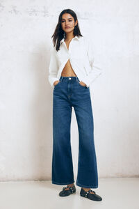 Springfield Jeans culotte  azul