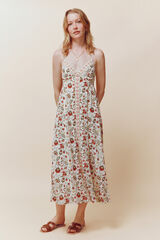 Springfield Vestido Malta marfil