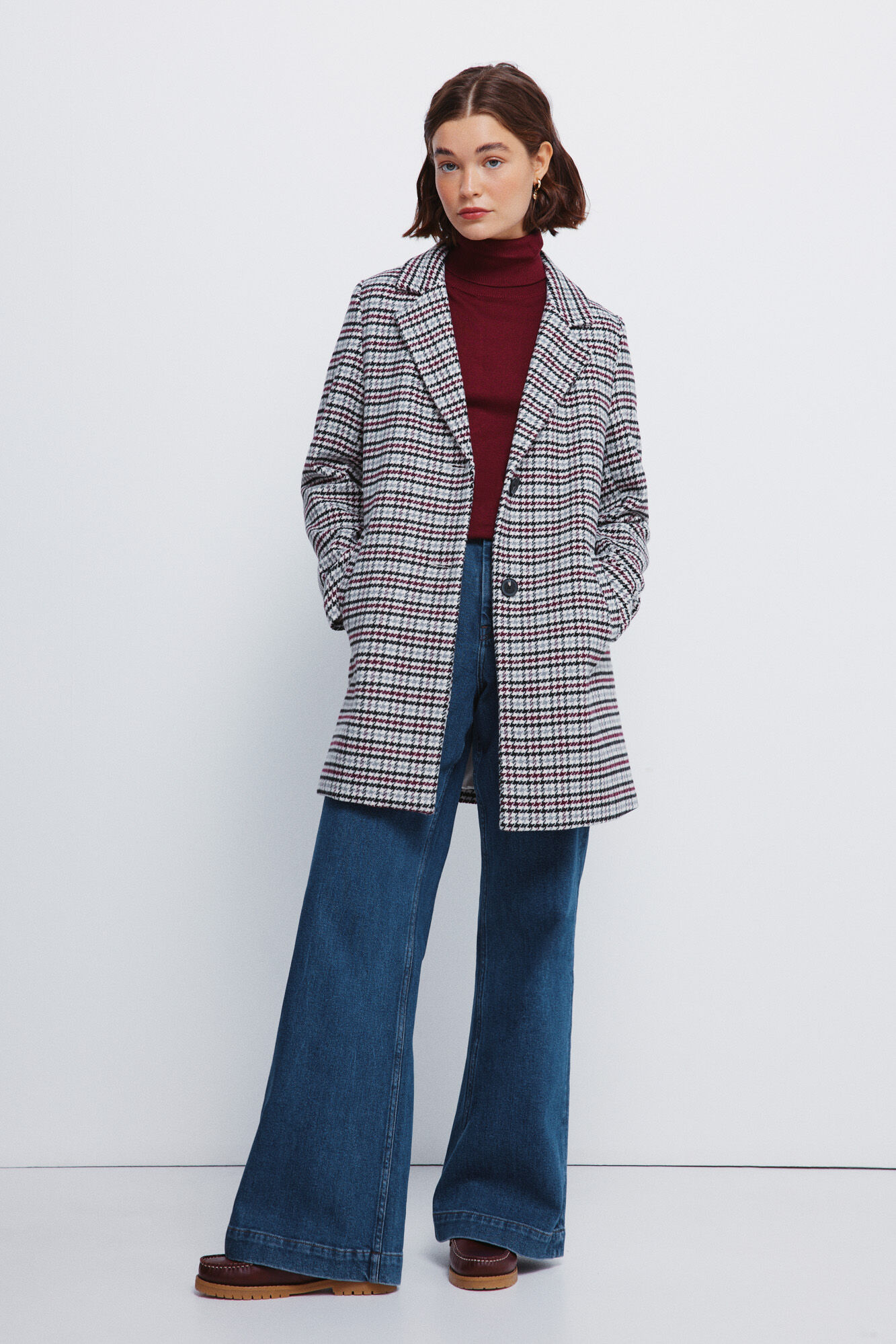 Springfield Chamarra chamarra con cuello de solapa