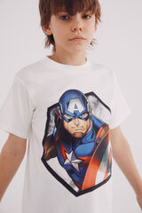 Springfield Playera Capitan America niño marino