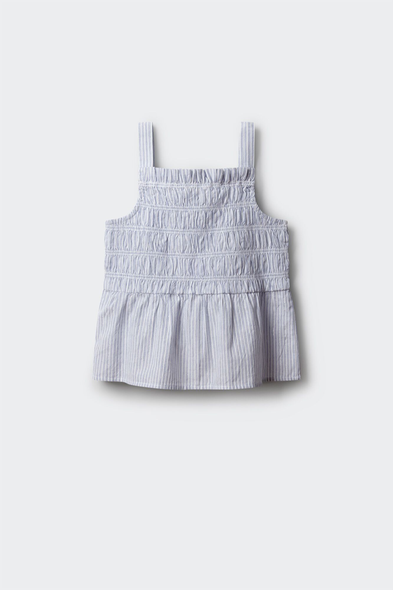 Springfield Kids Blusa de tirantes a rayas oxford para ni&ntilde;a