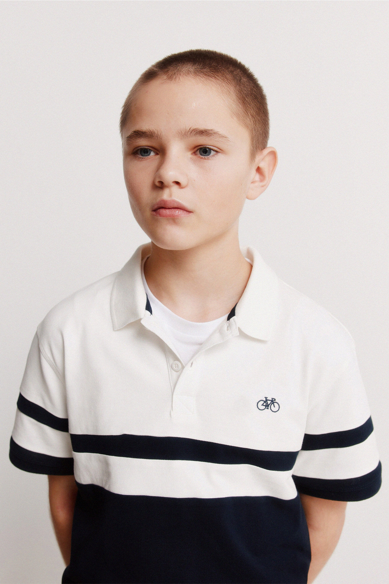 Springfield Kids Polo a rayas para ni&ntilde;o marino