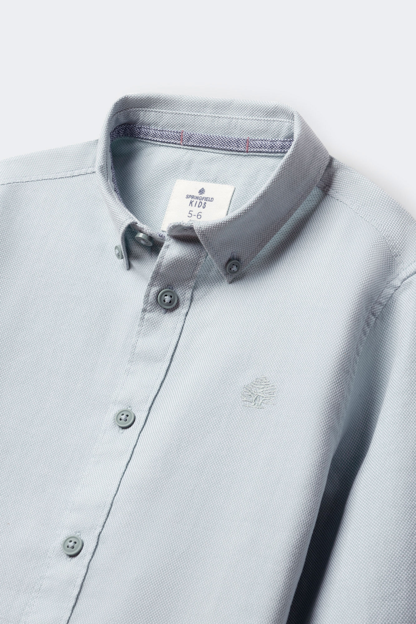 Springfield Kids Camisa estructura ni&ntilde;o verde