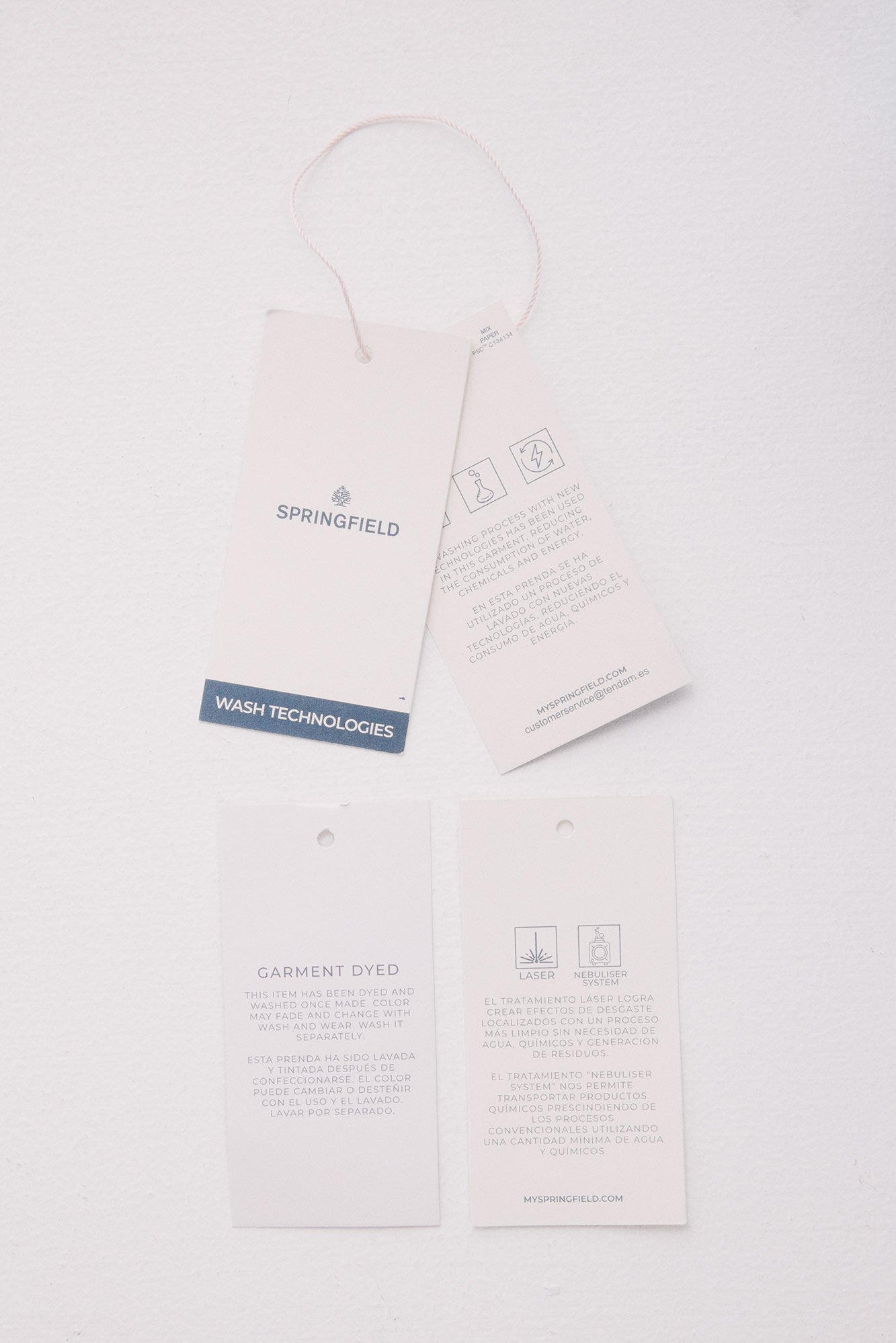 Springfield Pantal&oacute;n slim fit de 5 bolsillo kaki