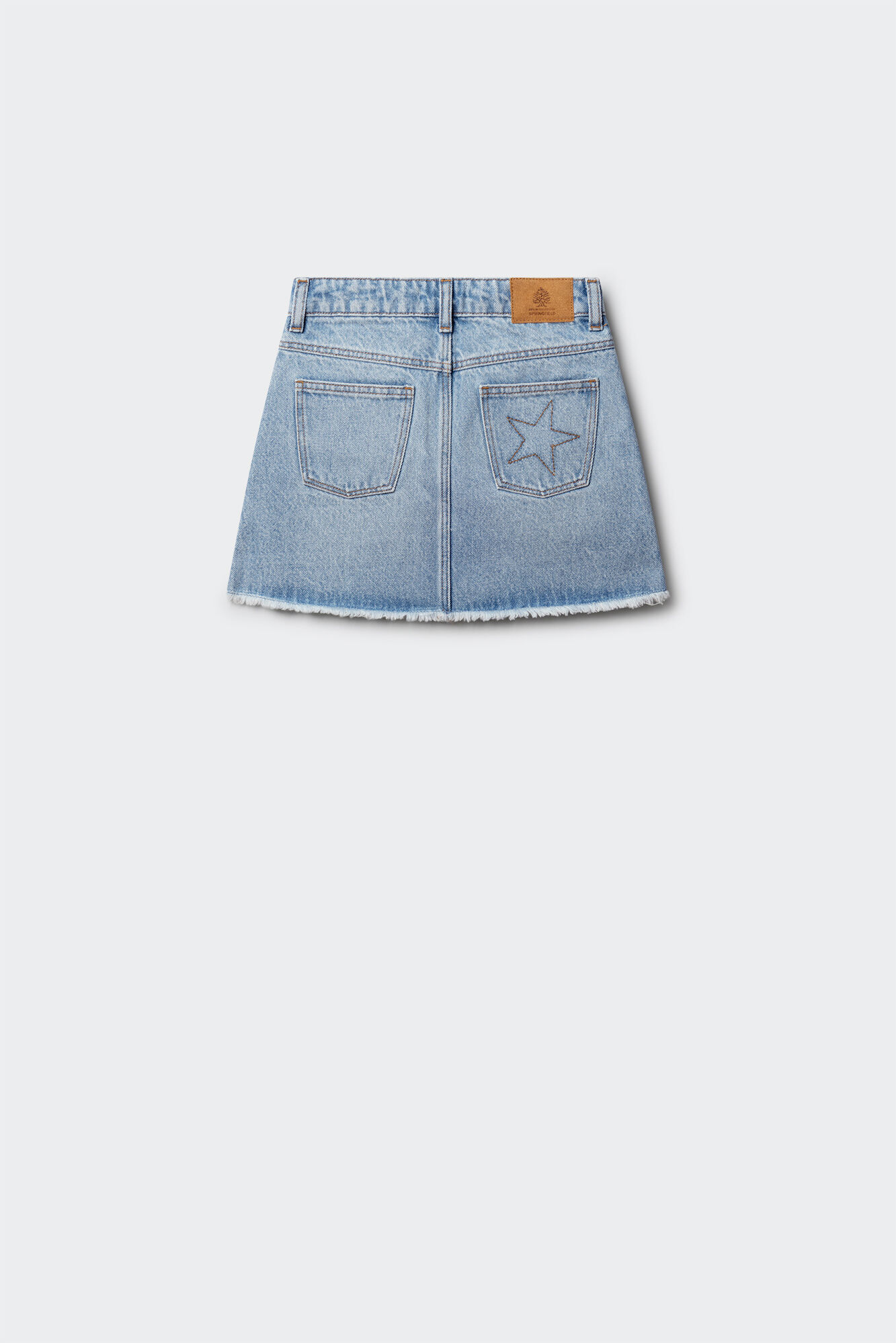 Springfield Kids Falda b&aacute;sica de denim para ni&ntilde;a azul indigo