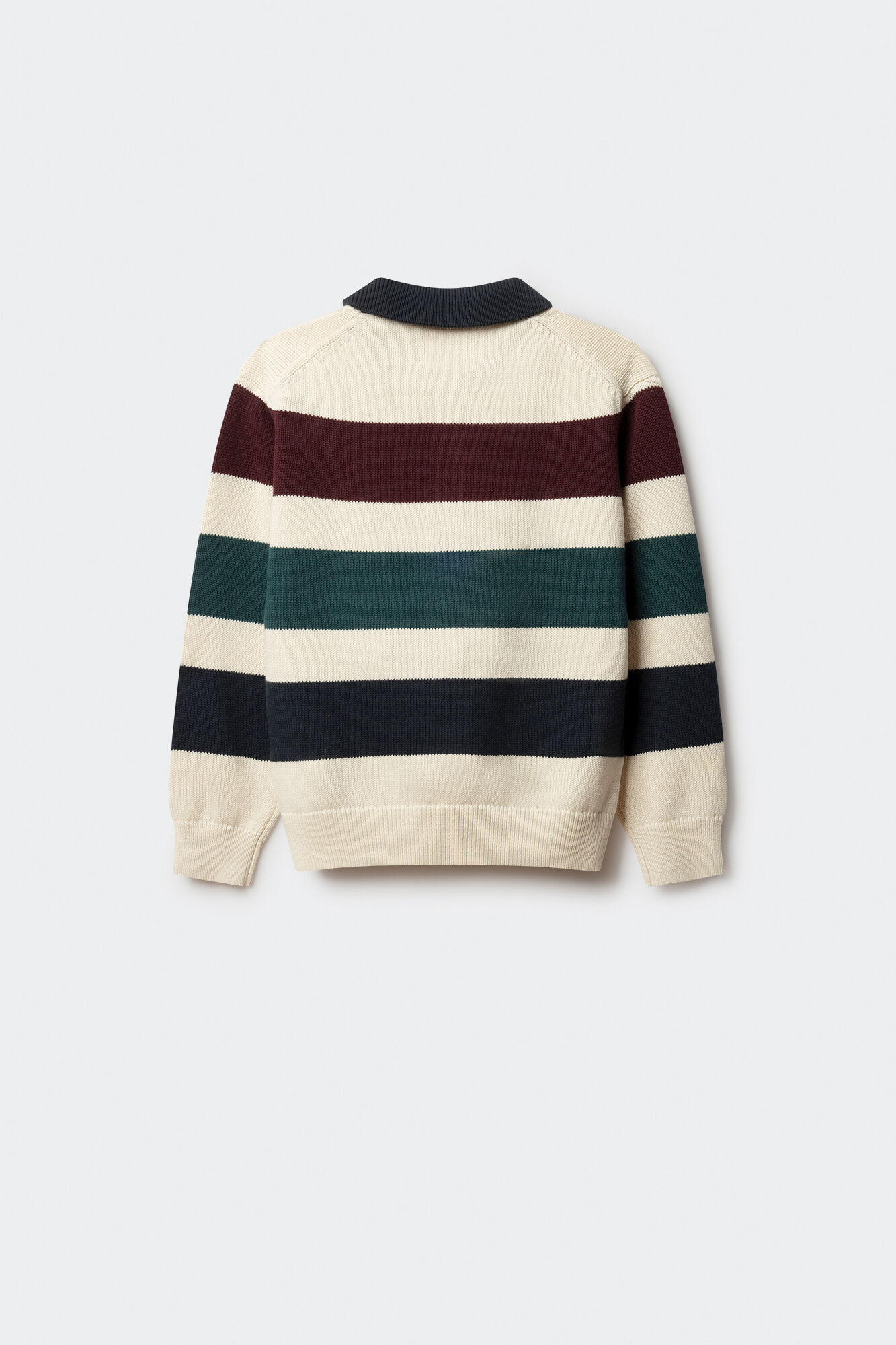 Springfield Kids Sudadera polera rayas ni&ntilde;o blanco