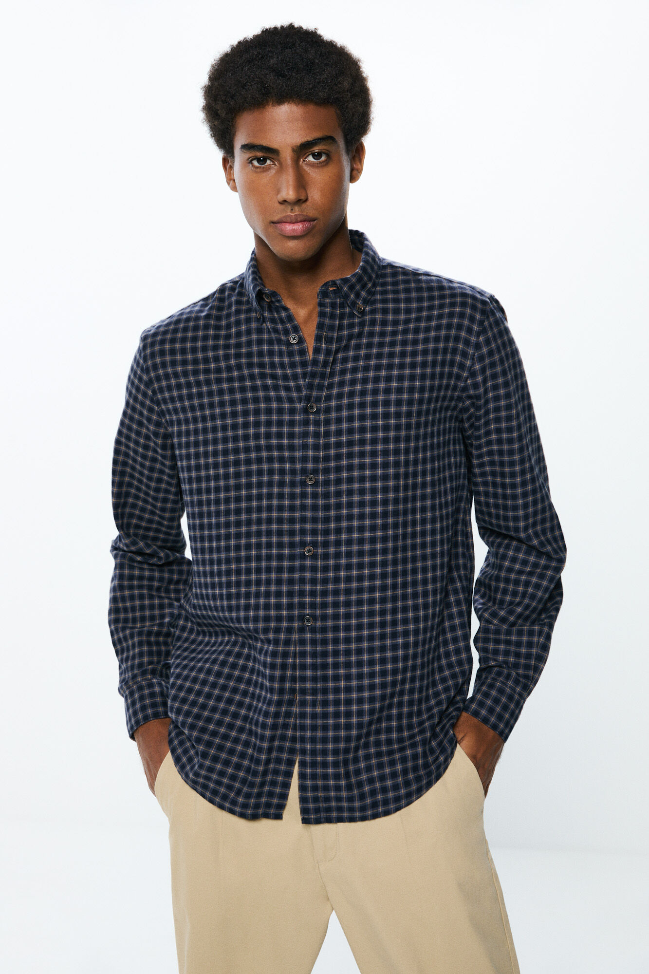 Camisa franela cuadros hot sale