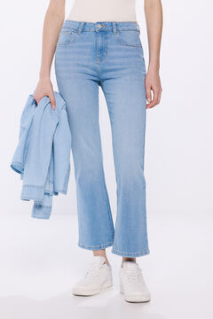 Springfield Jeans kick flare azul indigo