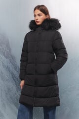 Springfield Chamarra largo acolchado Thermolite negro