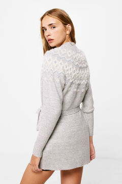 Springfield Cardigan Cenefas Jacquard gris