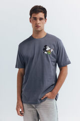 Springfield Camiseta Mickey Ramen azul