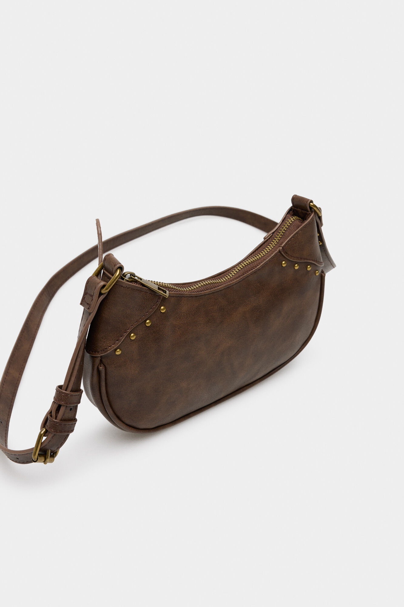 Springfield Bolsa media luna tachas estampado