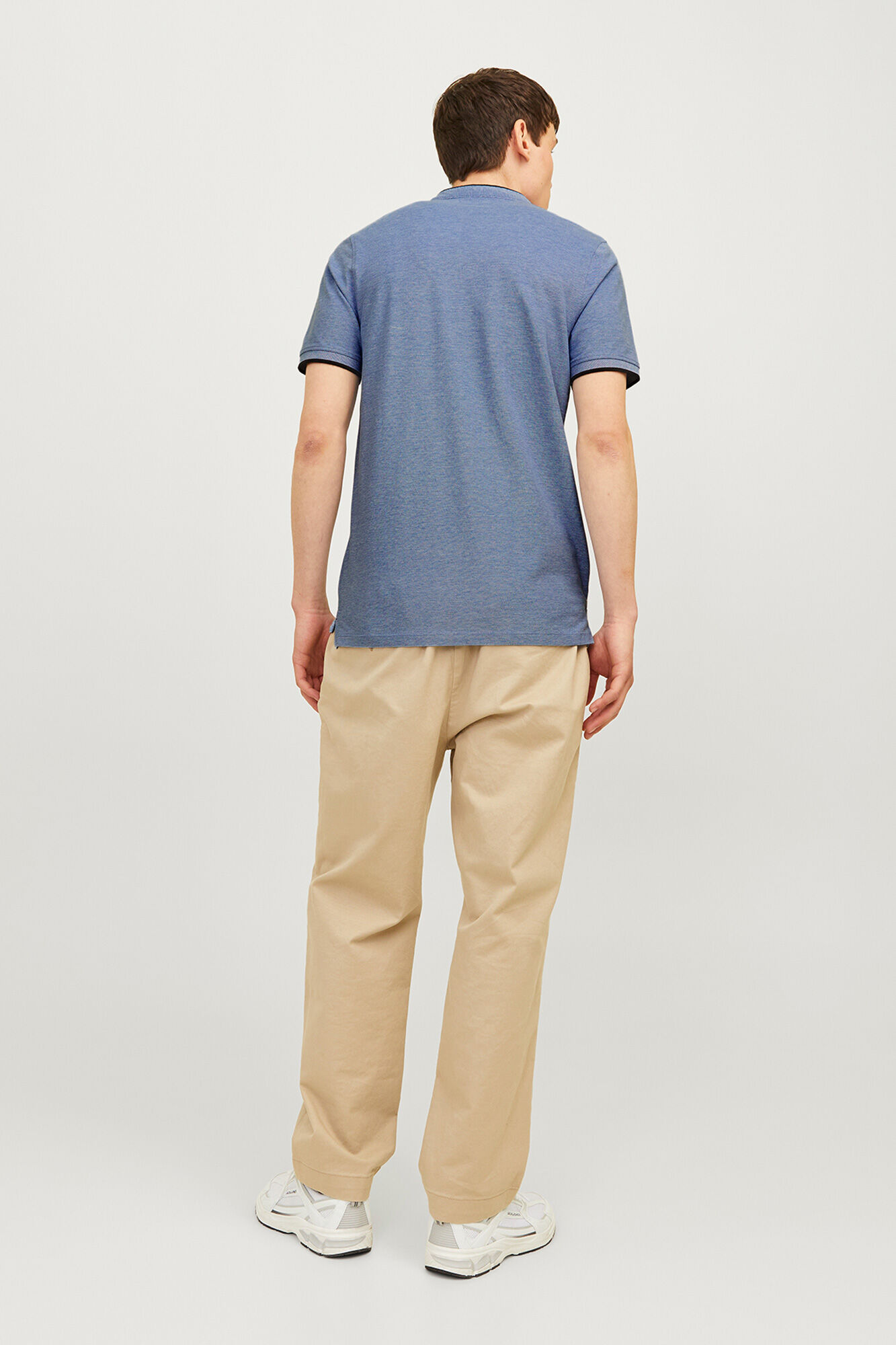 Jack & Jones Polo slim fit cuello mao azul