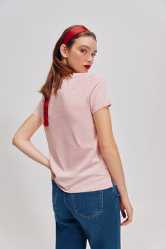 Springfield Playera gráfica fucsia