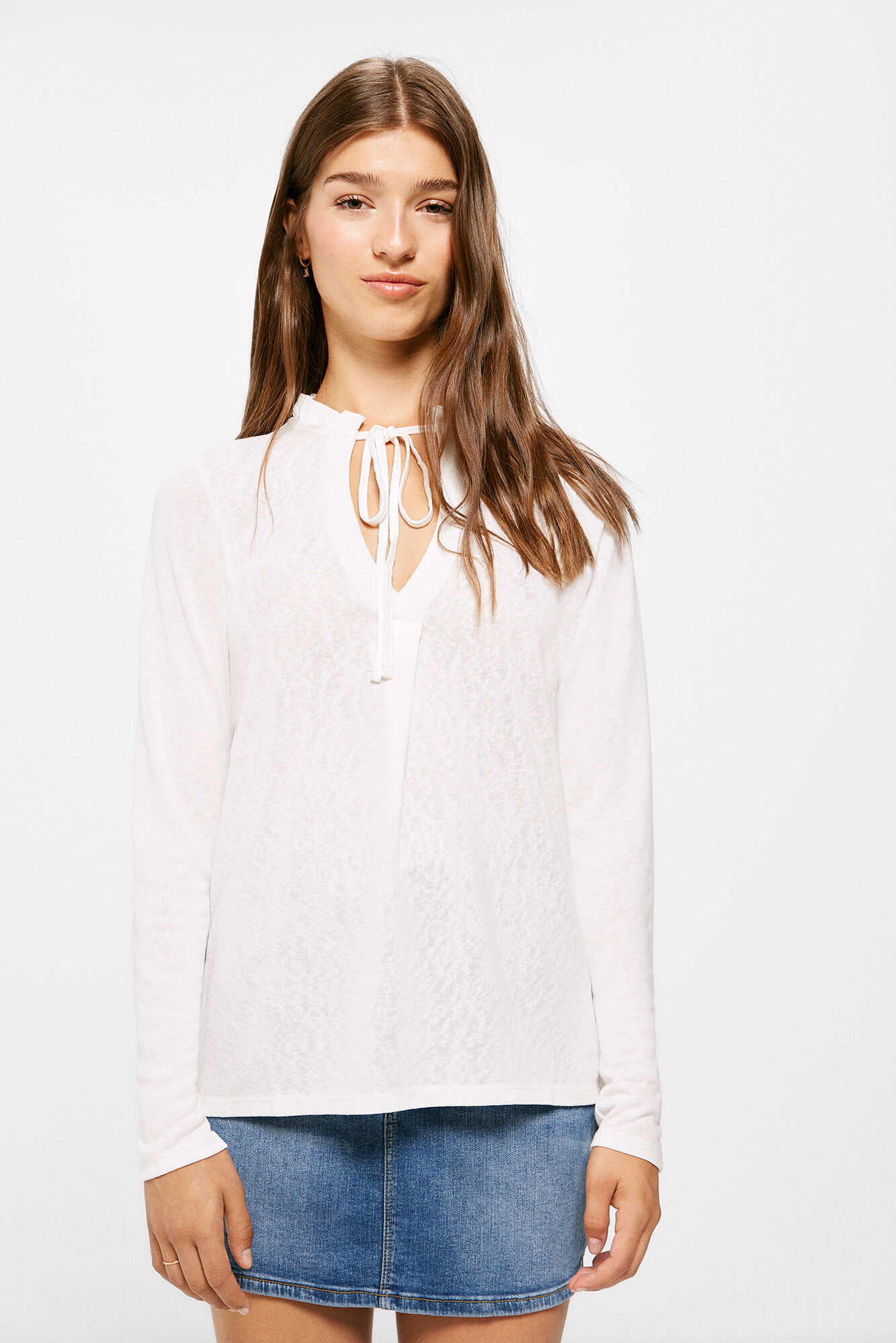 Blusa Polera Bimateria