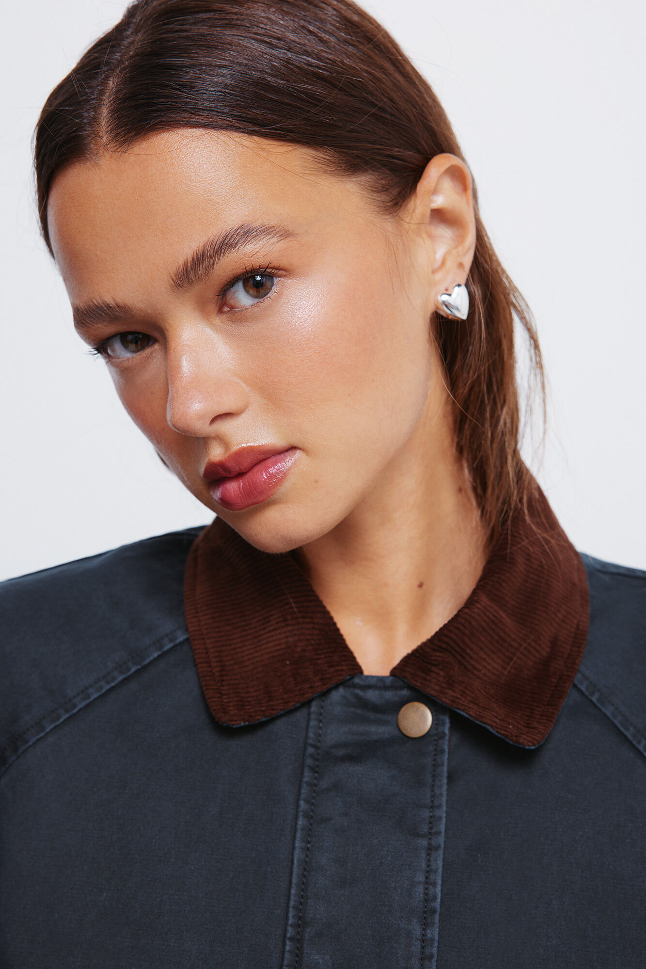 Springfield Parka encerada azulado